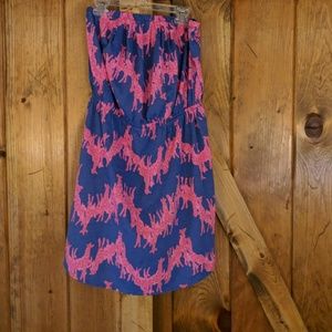 Lilly Pulitzer Strapless Dress Size M
